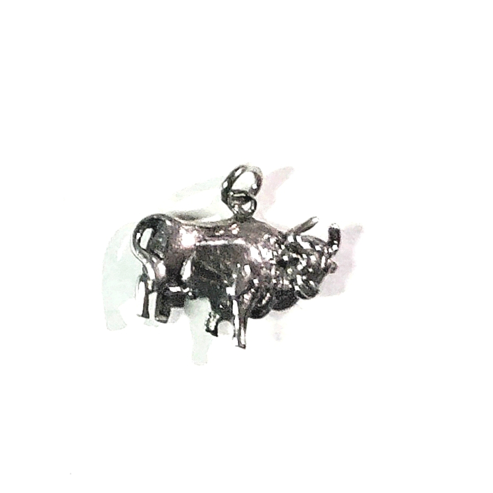 NEW .925 Sterling Silver Zodiac Taurus the Bull Pendant Charm!
